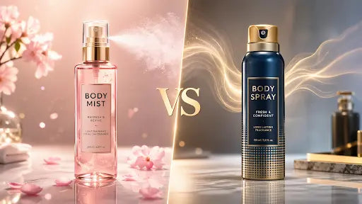 Body Mist vs Body Spray