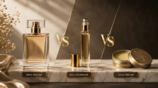 Roll-On vs Spray vs Solid Perfume