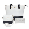 Handbag White & Black 3 Pcs IOTAMAX