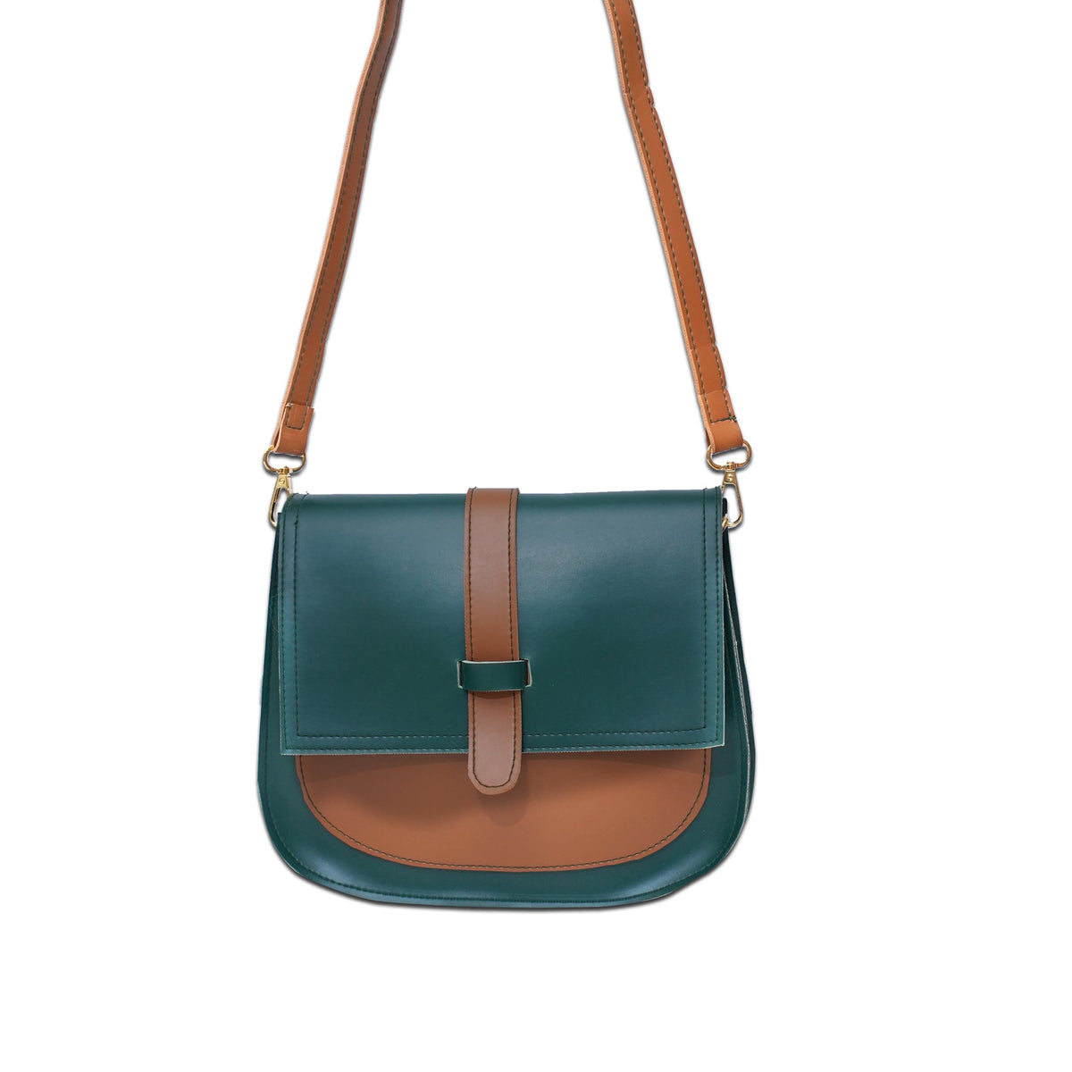 Saddle Bag Green/Brown IOTAMAX